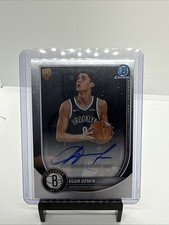2025-26 Bowman Chrome Egor Demin Rookie AUTO Brooklyn Nets