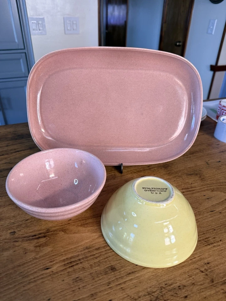 Faltzgraff Serving. Tray and 2 Bowls. - Image 3 of 4