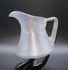 New Listing1920s Steuben Verre de Soie by Hawkes Etched Iridescent Glass Pitcher Jug 4"H 🔥