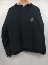 Unisex Cintas Black Mercedes Benz Atlanta Windbreaker Pullover FLAWS Size Large