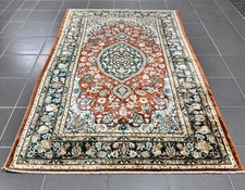 Tappeto di seta annodato a mano chi. Ghom 120 x 200 cm (appena lavato)