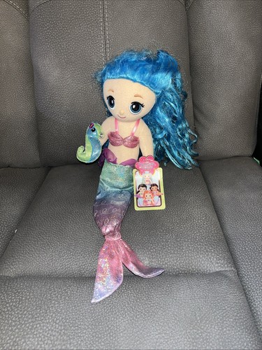 First & Main Magical Mermaid FantaSea Fanta Sea Marina w/ Sea Horse Plush Doll