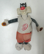 VINTAGE LOONEY TUNES 1991 SYLVESTER LOONASTICKS CAT SUCTION CUP PLUSH TOY