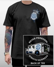 Streetwise Brinx Graphic T-Shirt Black M-L-XL-2XL-3XL-4XL-5XL