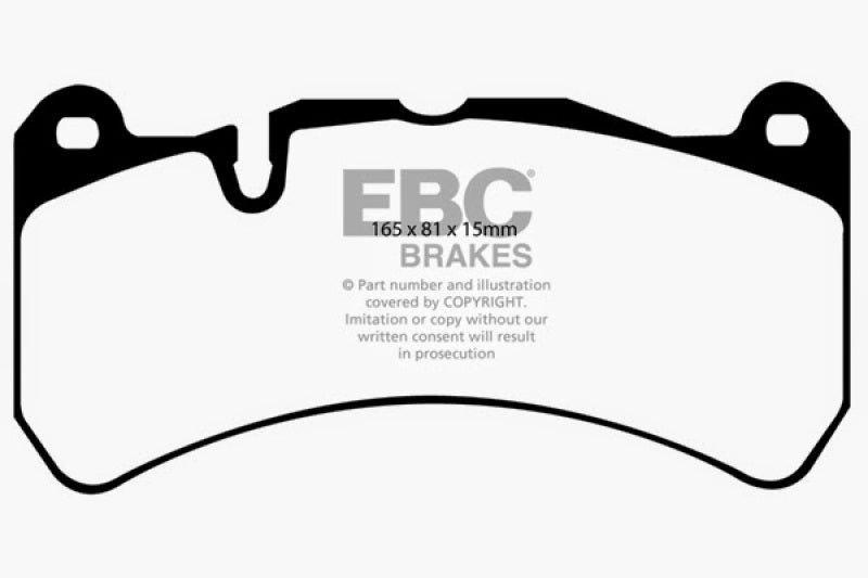 EBC DP31591C fits Ferrari 06-08 599 6.0 Redstuff Front Brake Pads