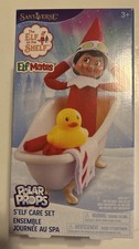 Elf On The Shelf Mates Polar Props Self Care Set Tub Bathtub Towel Rubber Ducky