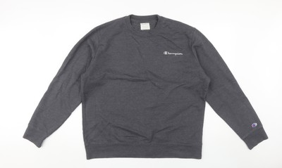 Champion Herren Pullover Sweatshirt schwarz - Größe L