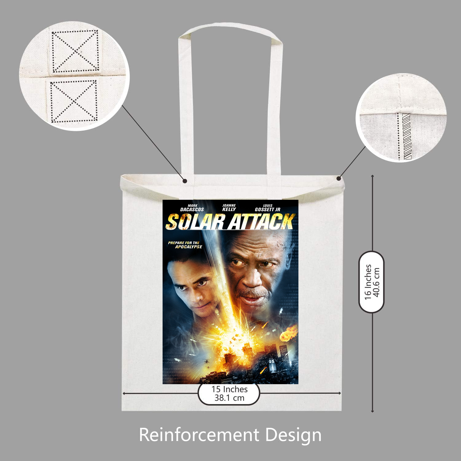 SAOLA Solar Attack 01 Movie Poster Tote Bag