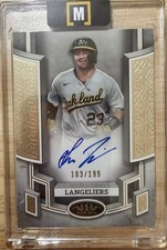 2024 Topps Tier One - Break Out Autograph - Shea Langeliers /199 (RC)