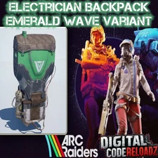Arc Raiders x Nvidia Rewards - Electrician Backpack Emerald Wave Variant GLOBAL