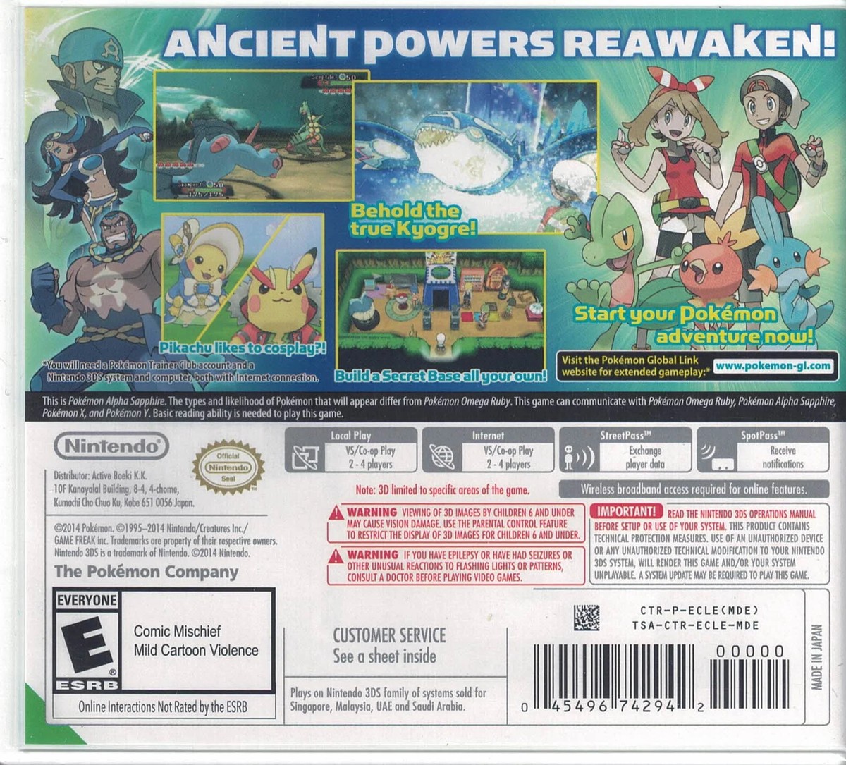 Pokemon Alpha Sapphire [Nintendo 3DS] | eBay