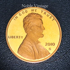 2010 S Proof Lincoln Shield Cent - From a Proof Set