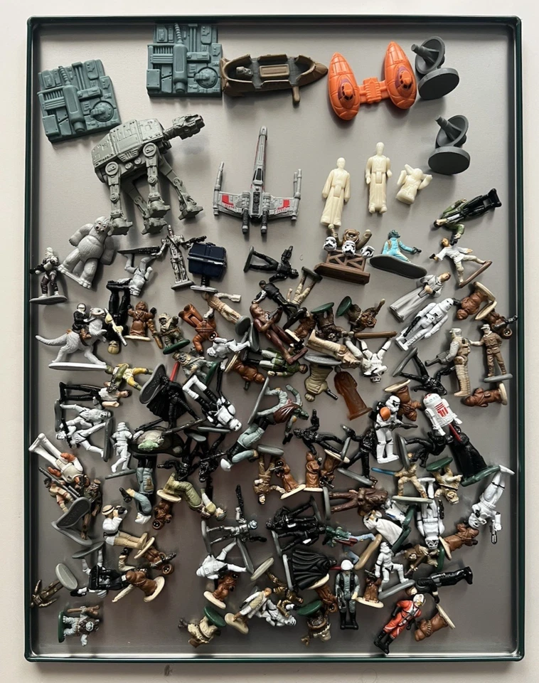 STAR WARS GALAXY SQUADRON MICRO MÁQUINAS LOTE SUELTO JUEGOS VEHÍCULOS 100 FIGURAS Foto 4 de 4