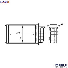 HEAT EXCHANGER INTERIOR HEATING AH 148 000S FOR ALFA ROMEO FIAT 2.0L 4cyl 145
