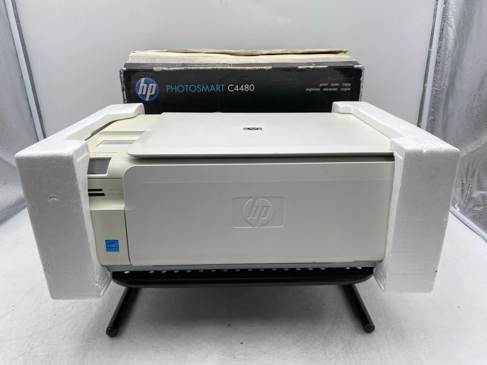 HP Photosmart C4480 All-In-One Inkjet Printer w/ POWER ADAPTER - FAST SHIPPING - Image 2 of 4