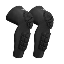 Knee Pad Protective Calf Shin Guards for Adult Youth Leg Compre... FAST USA SHIP