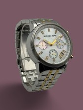 MICHAEL KORS MK5057 Women's Watch Two Tone Bracelet Chronograph Stainless Steel