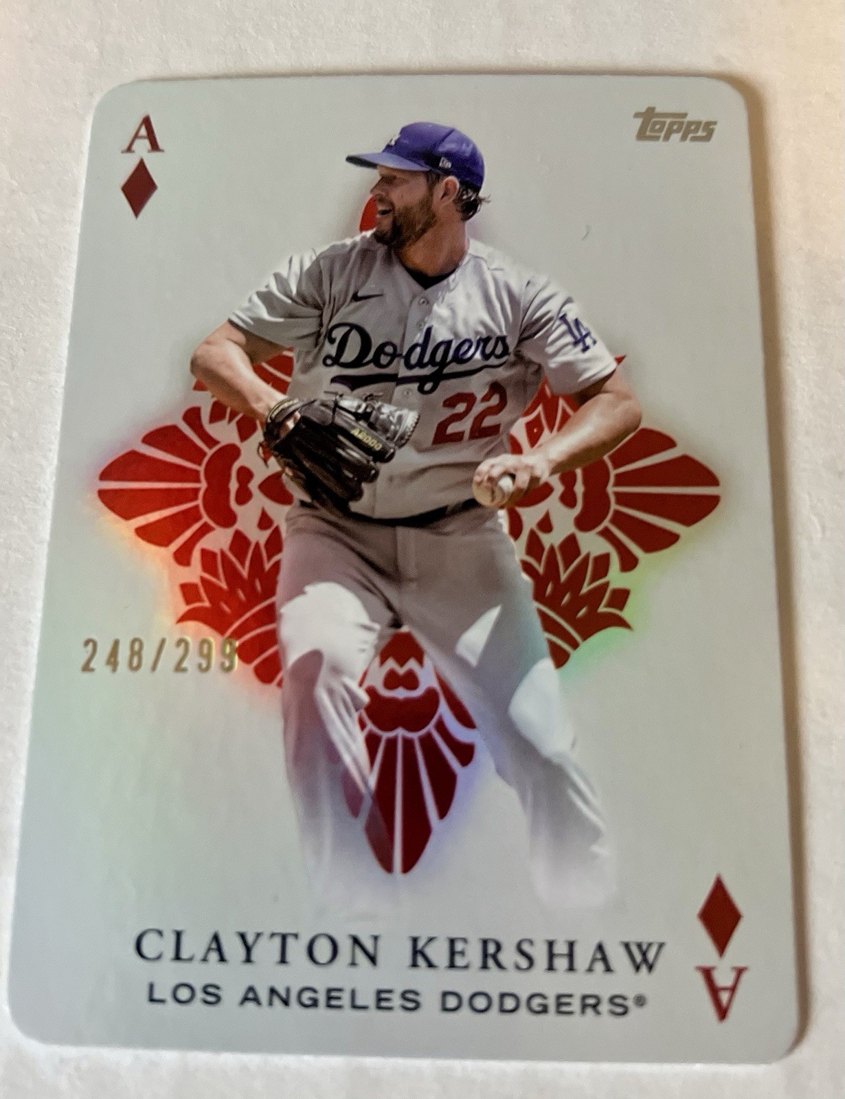 2023 Clayton Kershaw All Aces Black /299 Topps Series 1 #AA-7 Dodgers