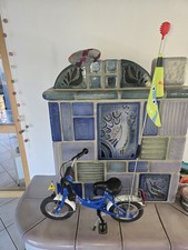 Puky Fahrrad 12 Zoll mit Fahne blau 