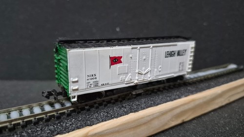 N Scale Bachmann Lehigh Valley NIRX #41003 Rapido Couplers Metal Wheels (No Box) | Zustand: Used