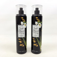 Bath Body Works Sweet Almond Honey Fine Fragrance Mist 8 fl oz Lot x2