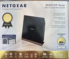 Netgear Dual Band Gigabit Wireless Internet Router 802.11ac - Model R6300