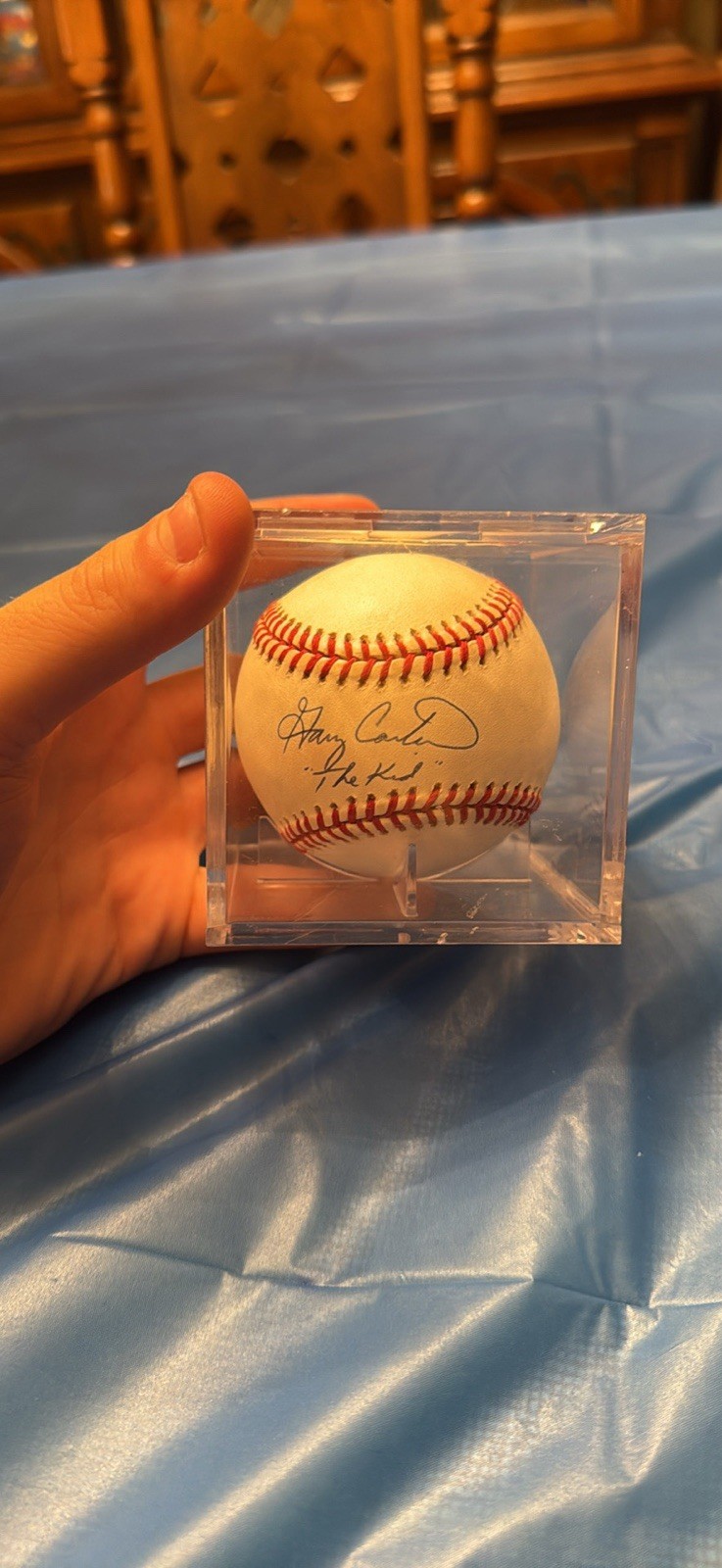 Gary Carter The Kid Signed Baseball Steiner MLB COA HOF New York Mets Expos