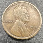 1912 D Denver Lincoln Wheat Cent BN VF Condition
