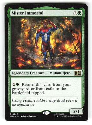 Mister Immortal #727 (NM) (Non-Foil) (R) (MSC) Magic MTG