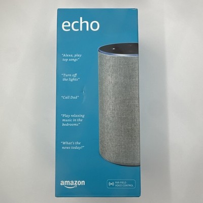 New-Factory Sealed-Amazon-Echo-Heather Gray-2nd Generation-Free Shipping!