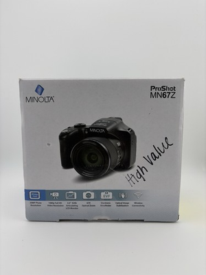 #ad Minolta ProShot MN67Z Camera Black Parts Repair AS IS $69.99