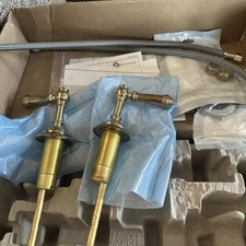 Kohler K-98068-4-AF Artifacts Bathroom Sink Handles-Vibrant French Gold