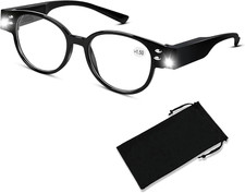 Reading Glasses with Lights Bright LED Readers Magnifying Glasses with Lights Re