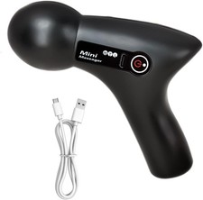 Portable Handheld Massager, Travel Massage Machine for Muscle Pain Relief Home