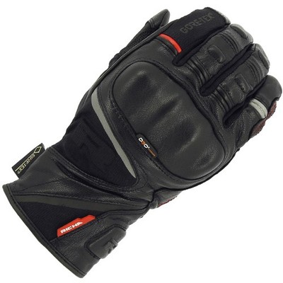 Richa Atlantic Gore-Tex  schwarz Sport Urban Touring wasserdichte Motorradhandschuhe