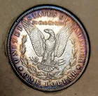 1889-S Morgan Silver Dollar 🌈 Vibrant Rainbow Rim Toning • Stunning Eye Appeal