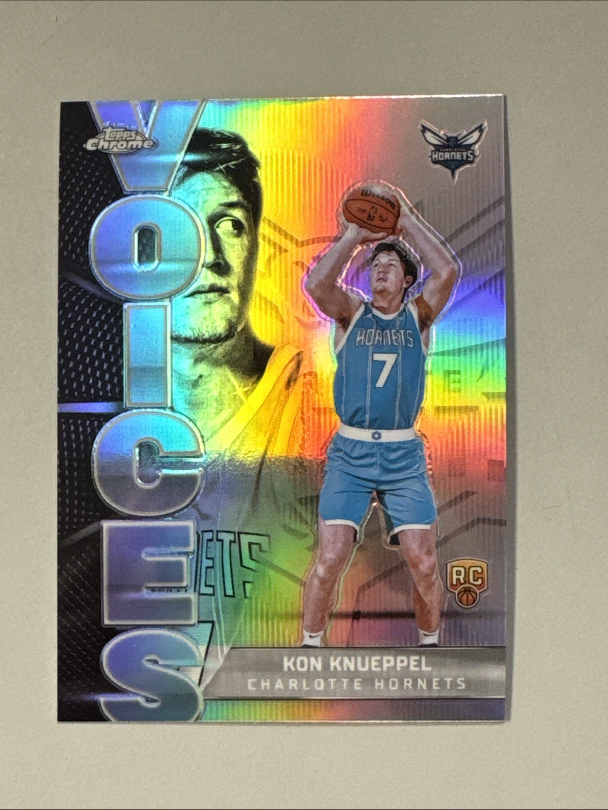 2025-26 Topps Chrome Kon Knueppel Voices Refractor