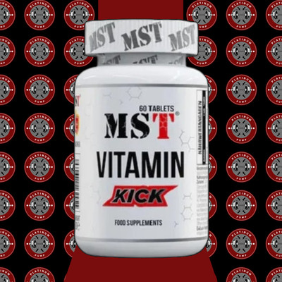 MST Vitamin Kick 60 Tabletten, Multivitamin Immunsystem Energie Vitamine Komplex