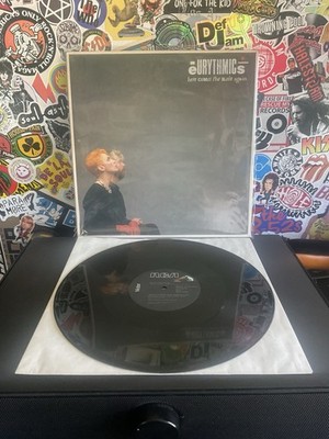 EURYTHMICS Here Comes The Rain Again VG+ 12  SINGLE VINYL 