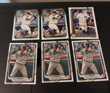 Lot x6 Austin Wells Rookie Card Rookie Cup  2024 - 2025 Bowman & Topps Yankees