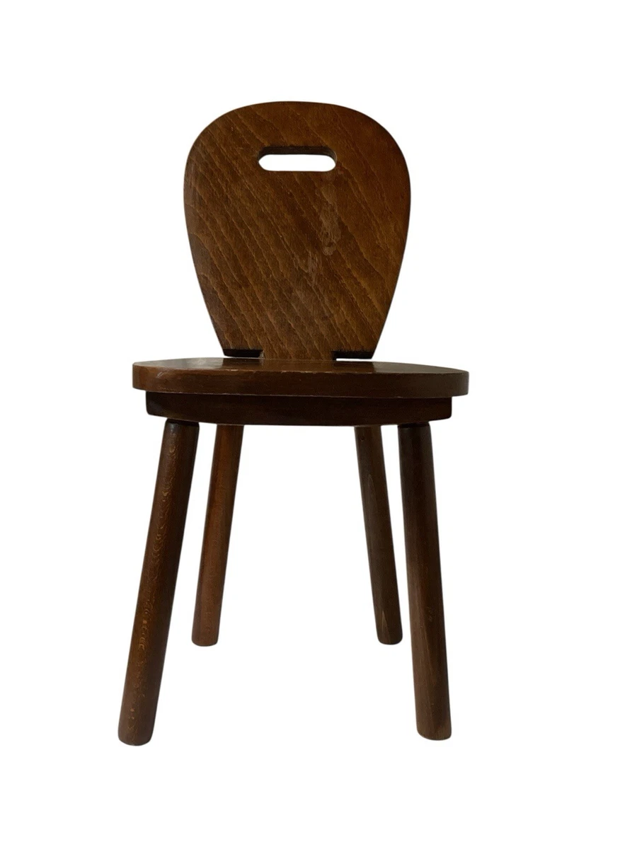 Child's Chair Antique Wood 1920-1949 Time Period Manufactured