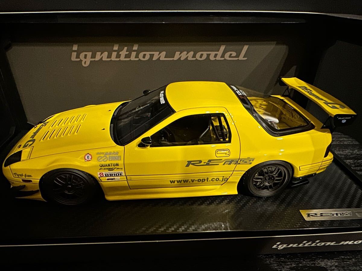 1/18 Ignition Model Mazda RX-7 FC3S RE Amemiya Yellow IG1518