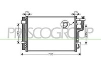 Prasco Kondensator Klimaanlage Aluminium Mit Trockner FüR Hyundai I30 1.4