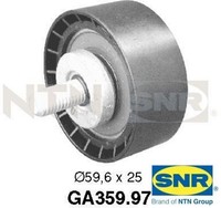 SNR GA359.97 Umlenk-/FüHrungsrolle FüR Keilrippenriemen Umlenkrolle