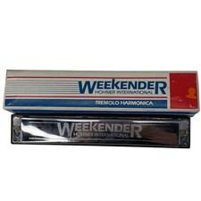 Vintage Hohner International Weekender Tremolo Harmonica 24 Hole w Box