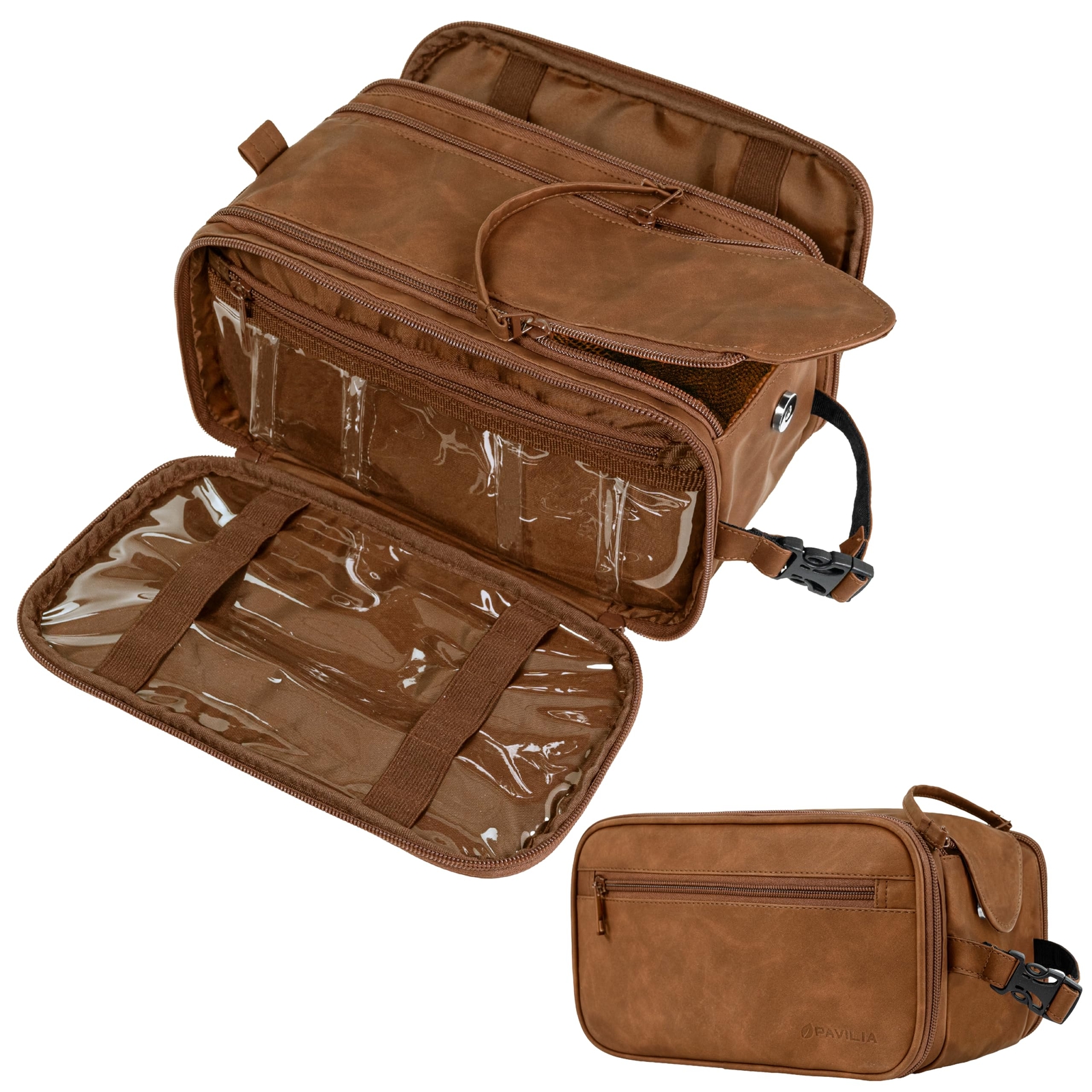 Men's & Women's Travel Toiletry Bag - Waterproof Organizer Case for Grooming Essentials  -image