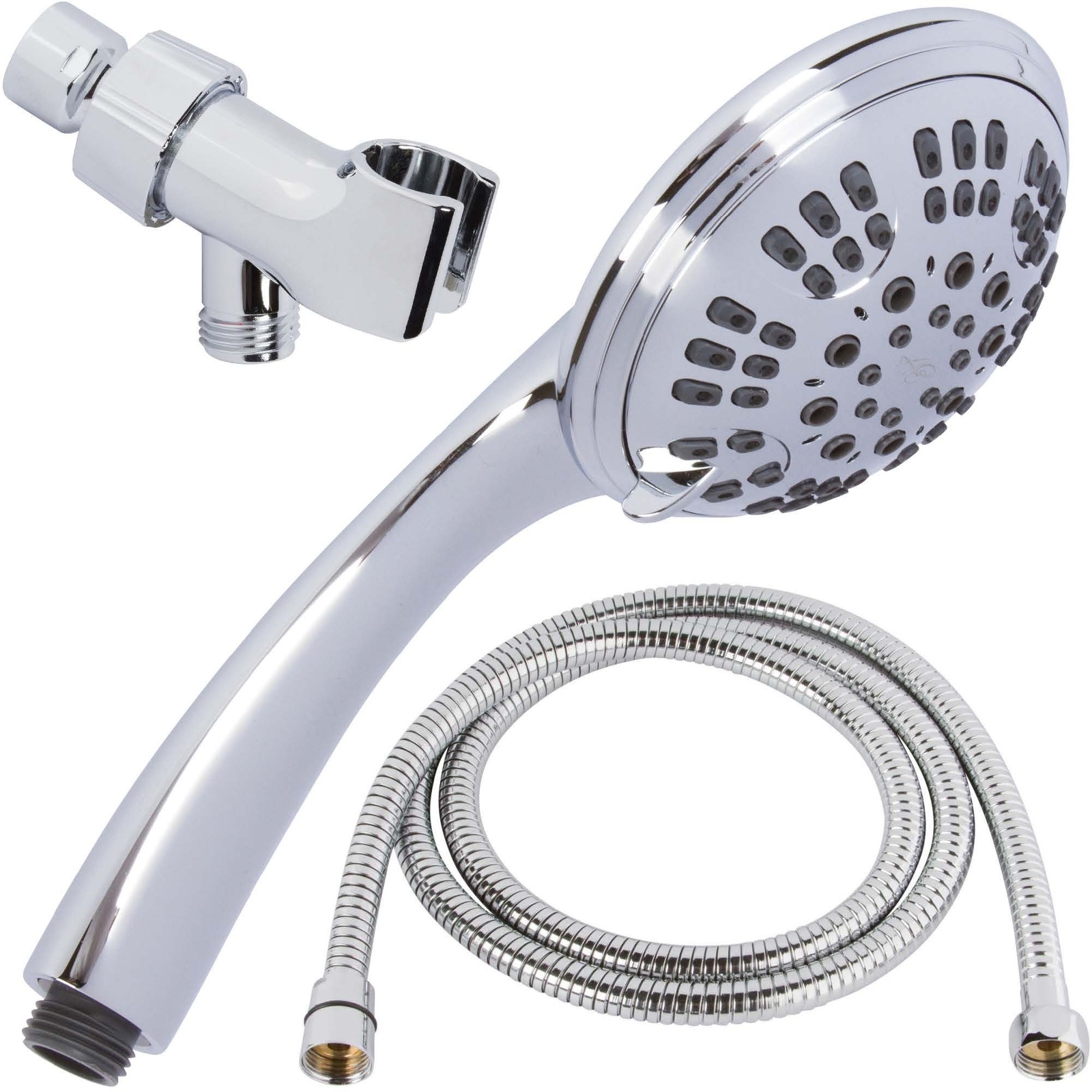 6 Function Handheld Shower Head Kit - High Pressure, Removable Hand Held Show...
