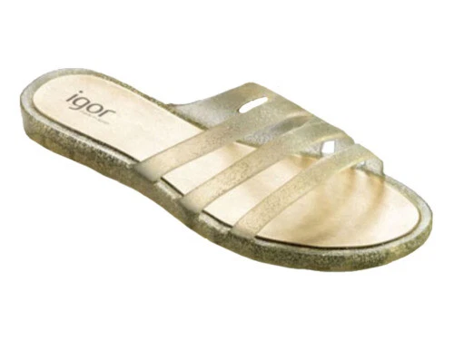 Scarpe col tacco da donna in oro