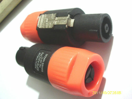 10PCS NL4FC 4 Pin Spina Maschio Cavo Audio Connettore Altoparlante Adattatore Speakon - Foto 4 di 10