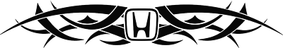 #ad Tribal Honda Logo design Vinyl Decal Sticker 43 different colors available $5.99